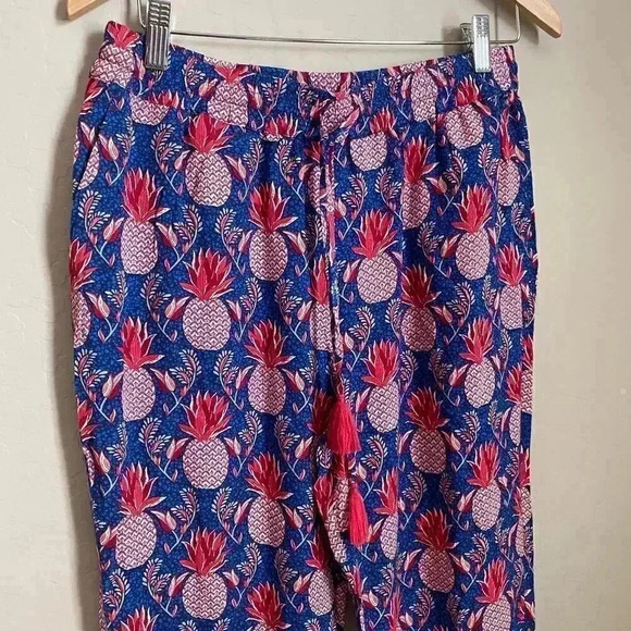 Boden Bembridge Pants Tropical Print Size 8P - Picture 2 of 11